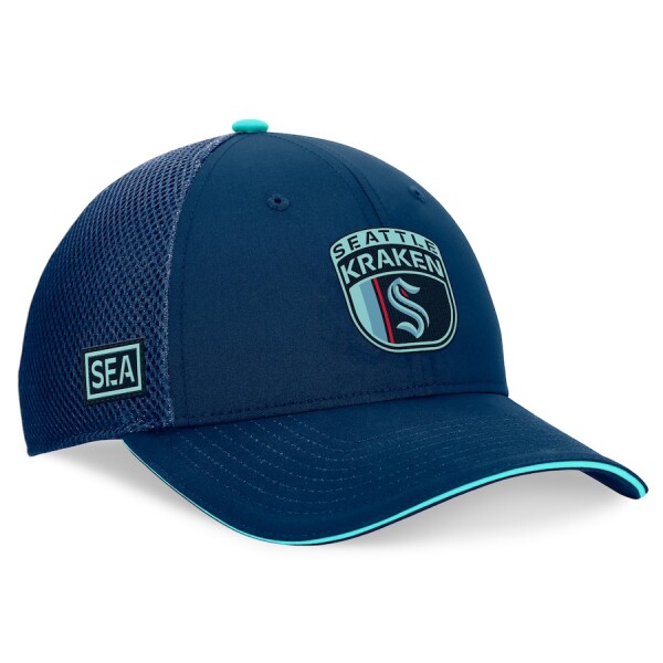 Fanatics Pánská kšiltovka Seattle Kraken 2024 Draft NHL On Stage Trucker Adjustable Hat