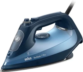 Braun TexStyle 7 Pro SI 7160 modrá / Napařovací žehlička / 3000 W / 225 g-min (0127403109)