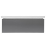 Koupelnová skříňka s umyvadlem SAT Feel 100x30x44,8 cm antracit mat SATFEEL100ANTU4 SATFEEL100ANTU4