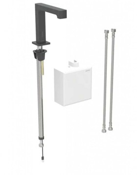 GEBERIT - Brenta Termostatická elektronická umyvadlová baterie, bateriové napájení, easy to clean, matná černá 116.178.14.1