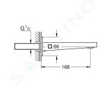 GROHE - Plus Vanová vpusť, kartáčovaný Hard Graphite 13404AL3