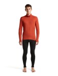 ICEBREAKER Mens 260 Tech LS Half Zip, Agate velikost: L