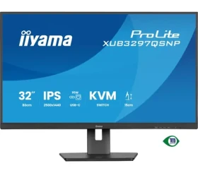 32" IIYAMA ProLite XUB3297QSNP-B1 černá / IPS / 2560 x 1440 / 1000:1 / 350cd / 1ms / HDMI+DP+USB-C / repro (XUB3297QSNP-B1)