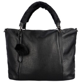 Designová dámská koženková kabelka Claire, černá
