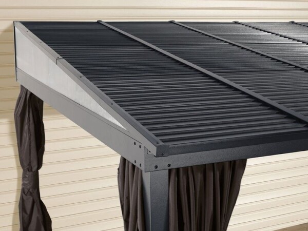 Sojag Portland nástěnná pergola 10x14 288x426x240 cm antracit