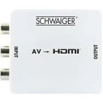 Schwaiger AV na HDMI konvertor / Redukce / 3x RCA - HDMI / Full HD 1920x1080 (HDMRCA01513)