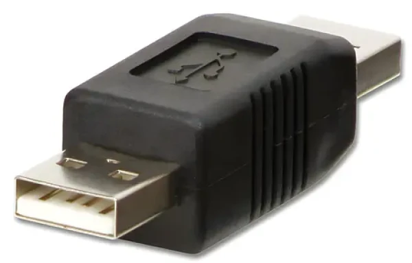 Lindy USB A-A černá / Adaptér / male-male / zapojení 1:1 (71229)