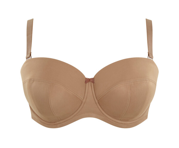 Podprsenka balkonetka Dana Strapless caramel 9670 Sculptresse