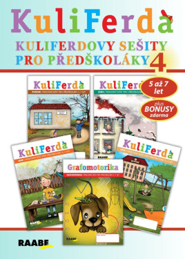 KuliFerda (5–7 let) - SADA 5 pracovních sešitů č.4 - Hana Nádvorníková