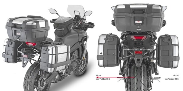 Plo2159Mk trubkový nosič bočních kufrů PL One-Fit pro Yamaha Tracer 9 (21-24)