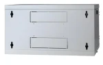 EFB 691606VGR.50 šedá / Nástěnný rozvaděč / 19" / 6U / 600×500 mm / výklopný rám / dvoudílný / nosnost 40 kg (691606VGR.50)