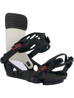 K2 MERIDIAN black/white dámské vázání na snowboard - M