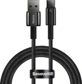 Baseus CAWJ000001 Kabel USB-A (M) - USB-C (M) 1 m černá / 100W (CAWJ000001)