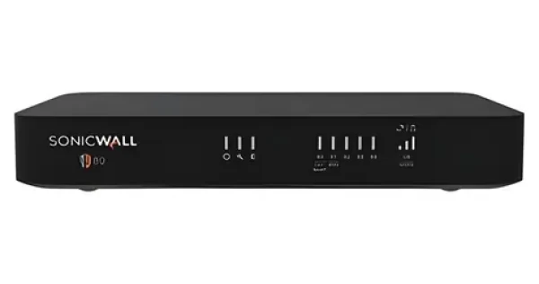 SonicWall TZ80 / Bezpečnostní zařízení / 3 roky pokročilé ochrany / Cloud Secure Edge SIA-Basic 1 rok / 2 uživatelé (03-SSC-3031)
