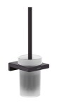 HANSGROHE - AddStoris WC štětka nástěnná, matné sklo/černá mat 41752670