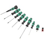 Wera Kraftform Kompakt 400 RA Set Imperial 1 bitový šroubovák 17dílná křížový PH, TORX, inbus, vnitřní čtyřhran, plochý