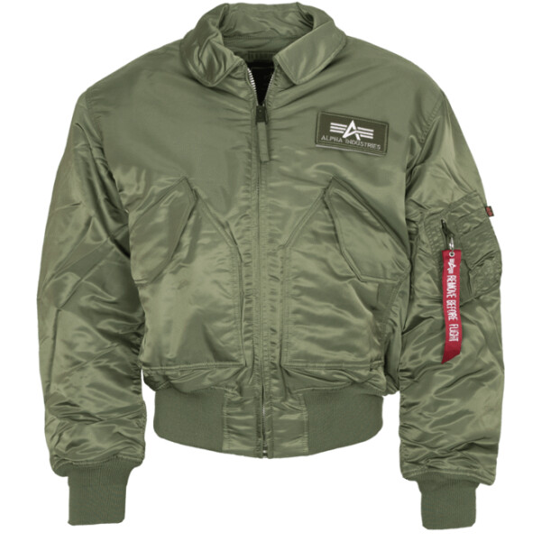 Alpha Industries Bunda CWU 45 sage green 3XL