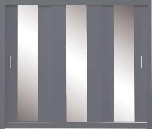 Šatní skříň Duca I 250 Barva korpusu: Antracit, Rozměry: 250 cm