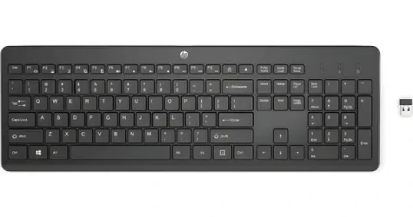 HP 230 Wireless černá / Klávesnice / CZ / bezdrátová / USB-A (3L1E7AA#BCM)