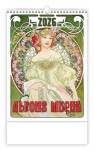 Kalendář nástěnný 2026 - Alfons Mucha