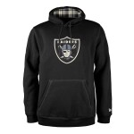 New Era Pánská mikina Las Vegas Raiders NFL Plaid 2024 3rd Down Hoodie Velikost: S