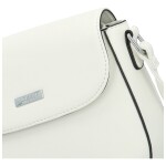 Módní dámská crossbody kabelka Delami Little Mia, bílá