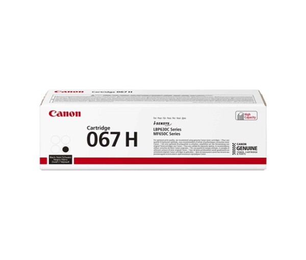 Canon TONER 067H černá pro i-SENSYS LBP631Cw, LBP633Cdw, MF651Cw, MF655Cdw, MF657Cdw (3130 str.) EDF_1002694