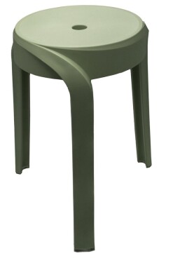 RIDDER - STAN koupelnová stolička, průměr 30cm, verde A176105