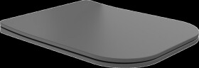 MEXEN - Teo WC sedátko Soft Close slim, duroplast, szara ciemna mat 39840071