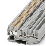 Phoenix Contact 3209662 řadová svorka průchodky 5.2 mm rychlé připojení šedá 50 ks