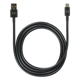 Mobilis 020013 Kabel USB-A/USB-C 15W 1m černá / 1x USB-C (M) / 1x USB-A (M) (020013)