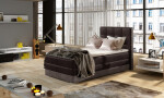Boxspring Aster 90 látka: Monolith 37/Monolith 84, Varianta: Levá