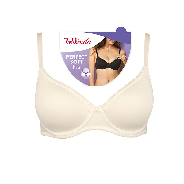 Dámská měkká vyztužená podprsenka PERFECT SOFT BRA - BELLINDA - smetanová 75 B