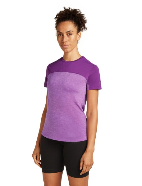 ICEBREAKER Wmns Mer Cool-Lite Sphere III SS Te Colour, Passion Hthr/Passion/Cb (vzorek) velikost: S