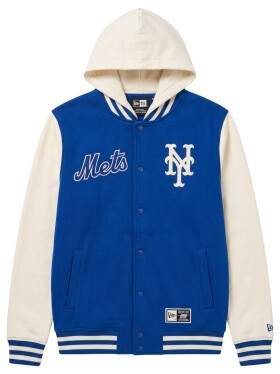 New Era Pánská bunda New York Mets MLB Letterman Hooded Velikost: 2XL