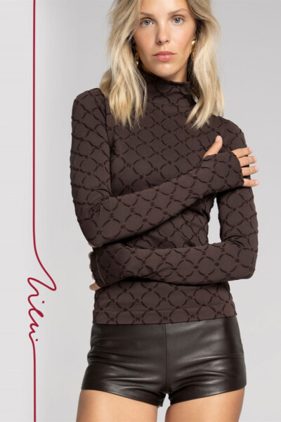 Golfový bezešvý monogram poudre M