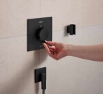 HANSGROHE - Ecostat Comfort E Termostatická baterie pod omítku, matná černá 33710670