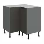 Spodní rohová skříňka Aria ANT 90x90 DN 2F BB Barva korpusu: Antracit, Barva dvířek: GR - Graphite AFM