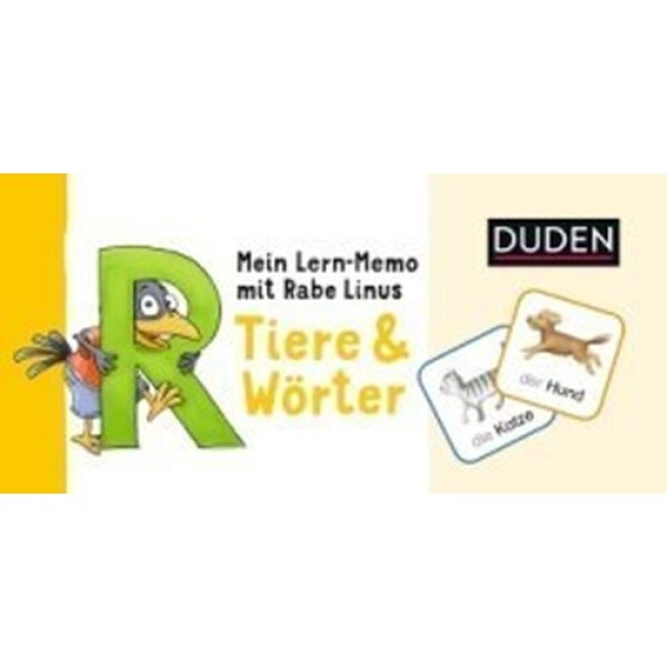 Mein Lern-Memo mit Rabe Linus - Tiere & Worter (Kinderspiele)