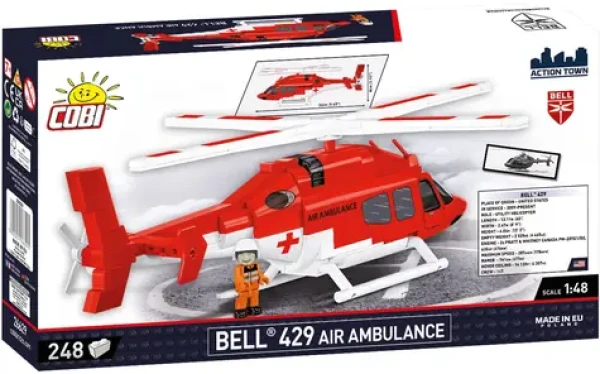 COBI Stavebnice 26629 Bell 429 Letecká záchranka