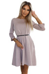 Dámské šaty 579-1 - NUMOCO béžová L/XL