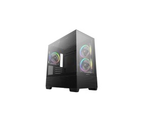 DEEPCOOL Case CG380 3F, mATX, ARGB, Průhledná bočnice, 3x 120mm Fan, černá EDF_1808057