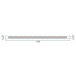 REA - Sprchová hadice Brush Gold 150 cm REA-08024