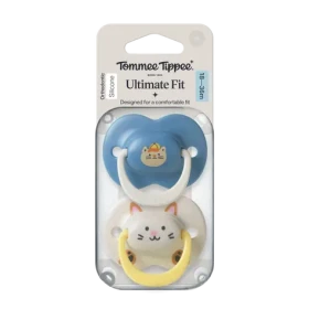Tommee Tippee Ultimate Fit DECO silikonový dudlík 18-36 m BOY 2ks - více barevných variant (433657-T)
