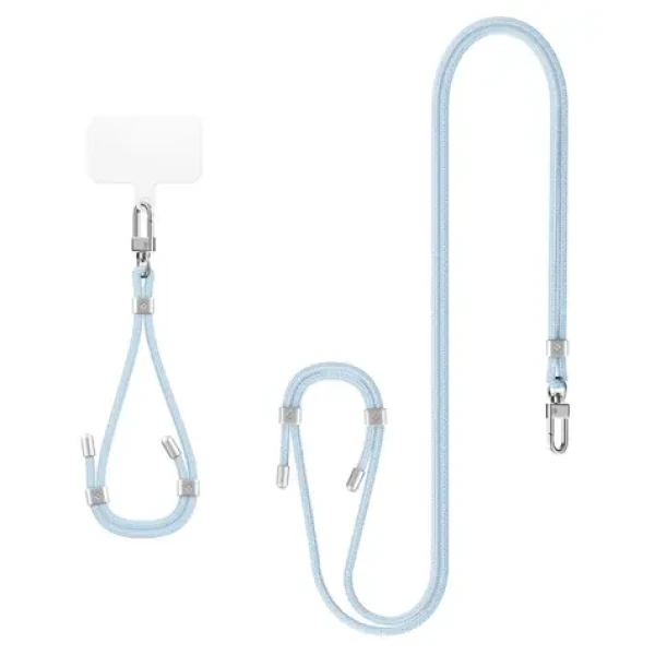 Spigen Universal Set 2 Cross Body Strap + Wrist Strap + ConTag2 mute blue (AFA08364)