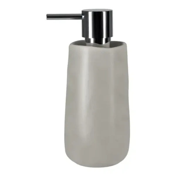 Spirella SINA dávkovač mýdla šedo-hědý / keramika / 350 ml (7610583200631)