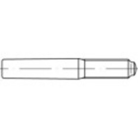 TOOLCRAFT 144672 kuželový kolík (Ø x d) 16 mm x 12 cm ocel 5 ks