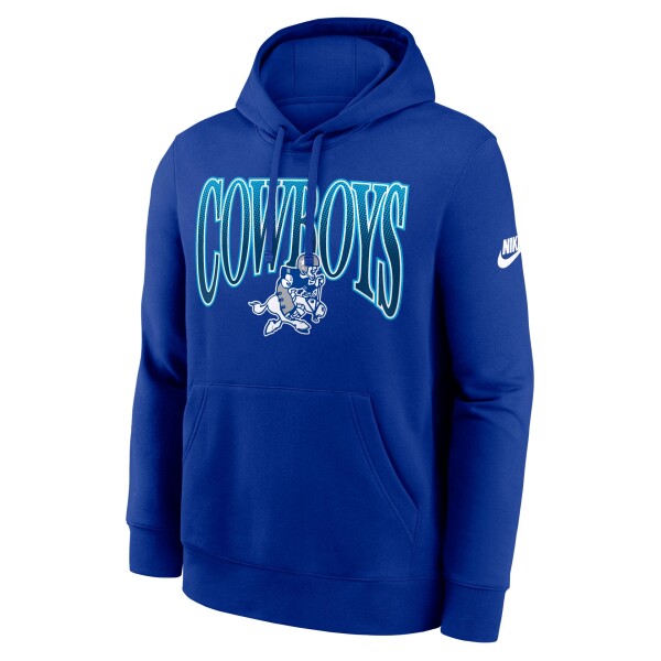 Nike Pánská mikina Dallas Cowboys NFL Throwback Full Blitz Club Hoodie Velikost: L