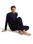 ICEBREAKER Mens Merino 150 Lodge LS Tee, Midnight Navy velikost: S