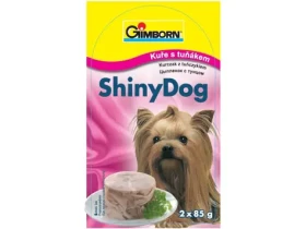 GIMBORN ShinyDog konzerva kuřecí+tuňák 2x85g / Konzerva pro psy (4002064904542)
